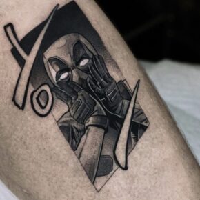 Tattoo art Marvel Deadpool by RLozanoArt on DeviantArt